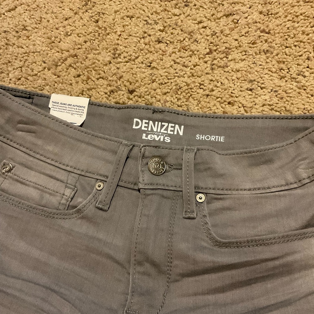 Denizen from Levi's Gray Jean Shorts